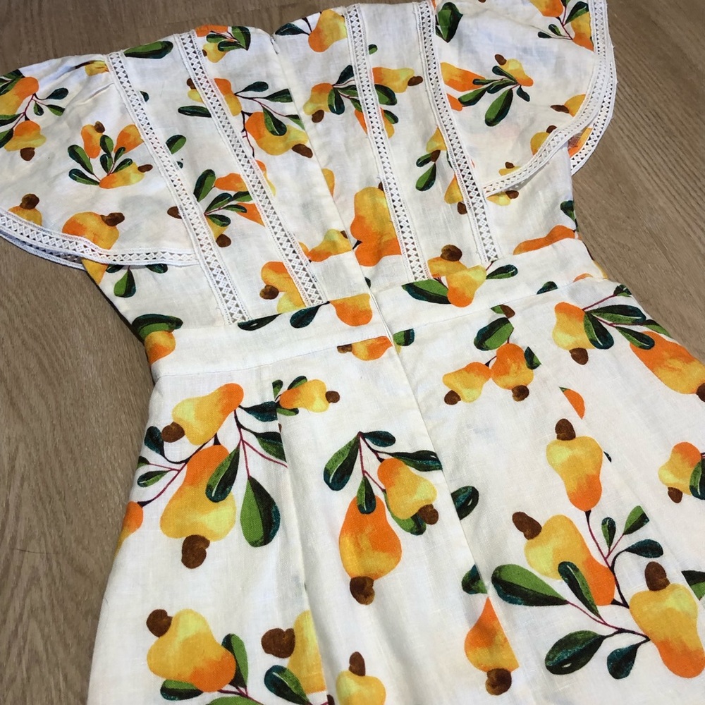 RARE FARM Rio Linen Cashew Dress - Picture 8 of 14